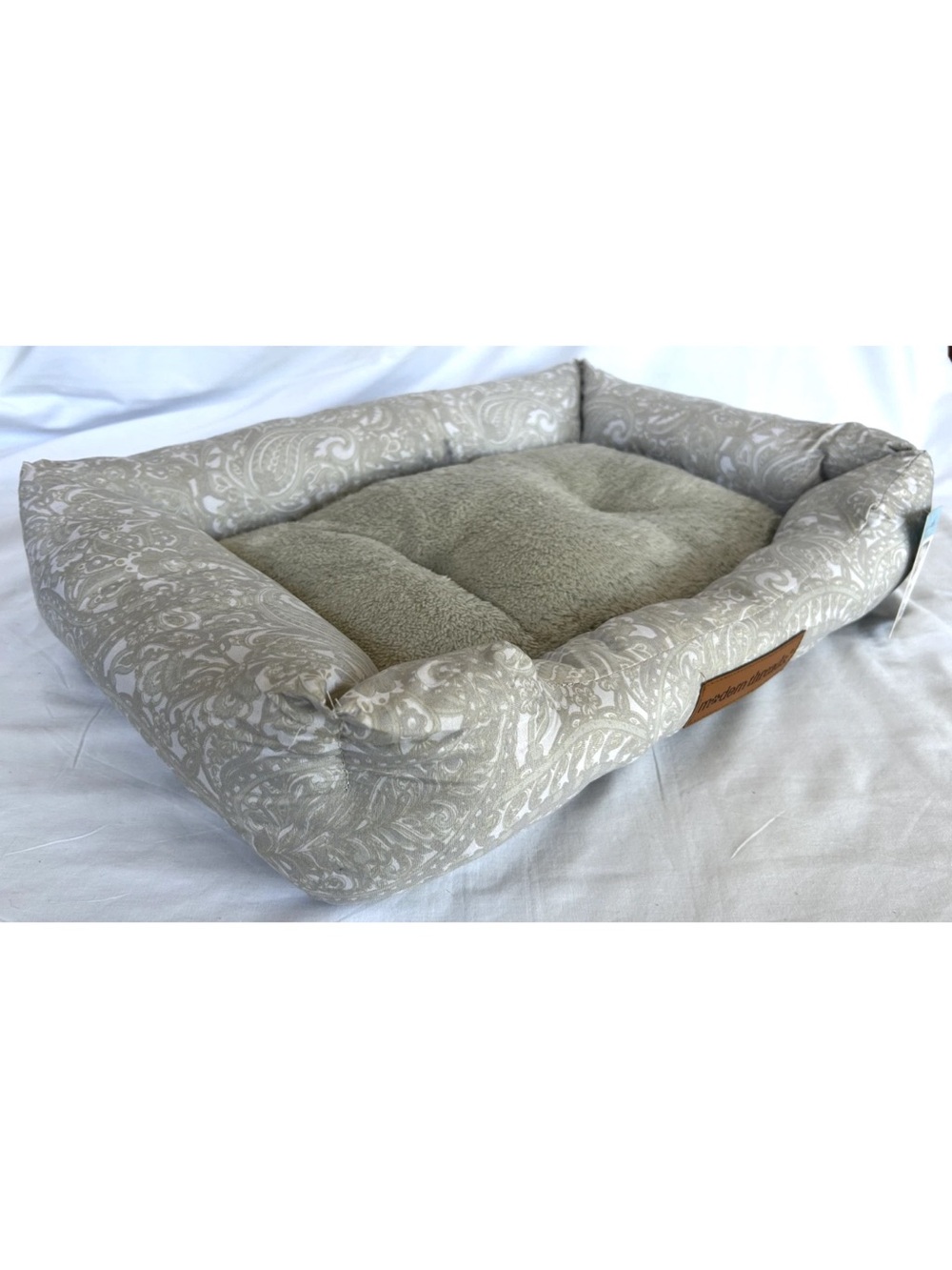 Cozy Cuddler Plush Small Pet Bed - Picture 7 of 12